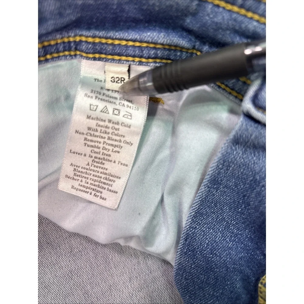 Everlane Jeans Womens 32R Medium Wash  High Rise Wide Leg Relaxed PANTS BOHO Y2K